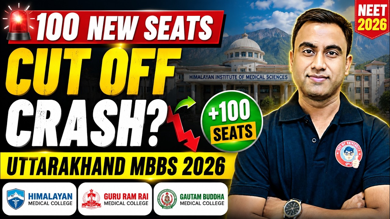 Uttarakhand MBBS Cutoff 2026 | Fees Hike Impact | Himalayan, GRR, Gautam Buddha Cutoff & Budget 🔥