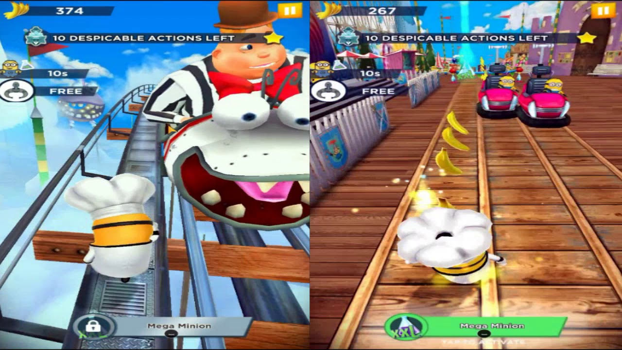 Despicable Me Minion Rush, Chapter 8 Final Mission complete -  Cool Fullscreen Android Gameplay.
