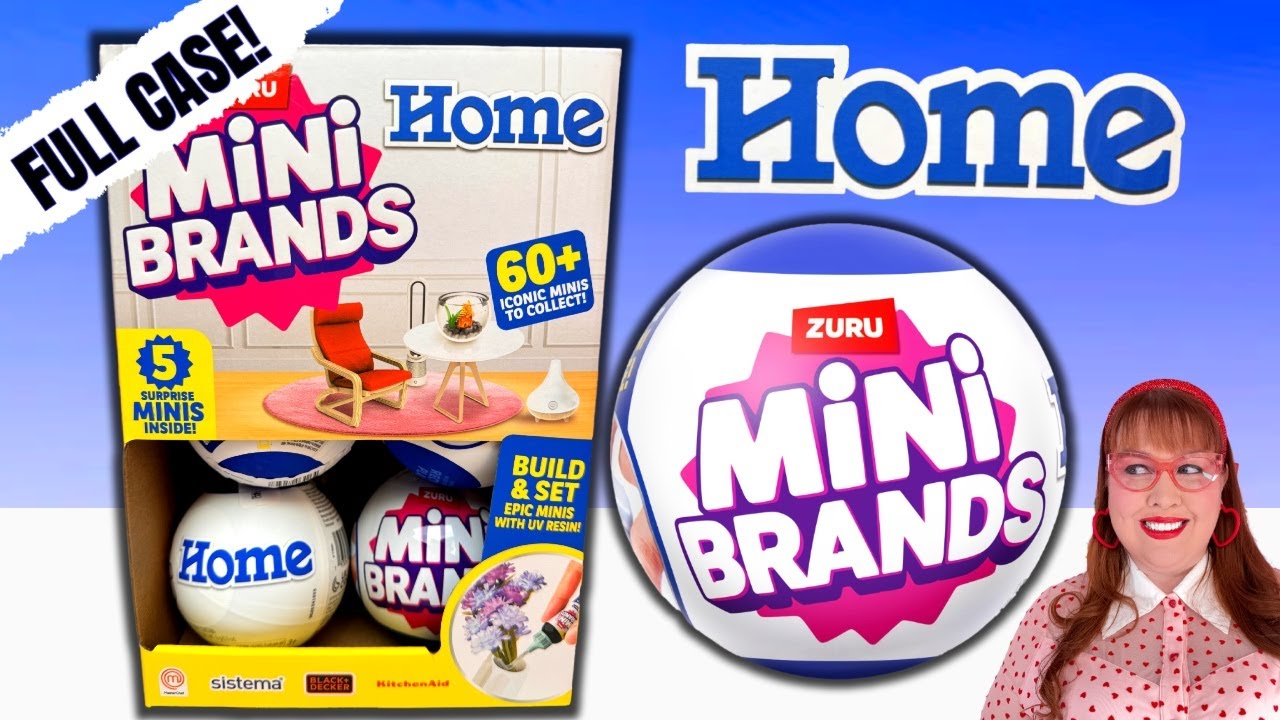 💜 Unboxing FULL CASE Mini Brands Home Blind Bags!!