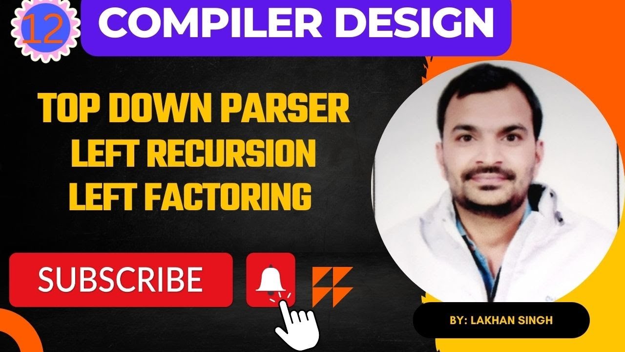 TOP Down parser | Left Recursion | Left factoring | LL(0) Grammar concept