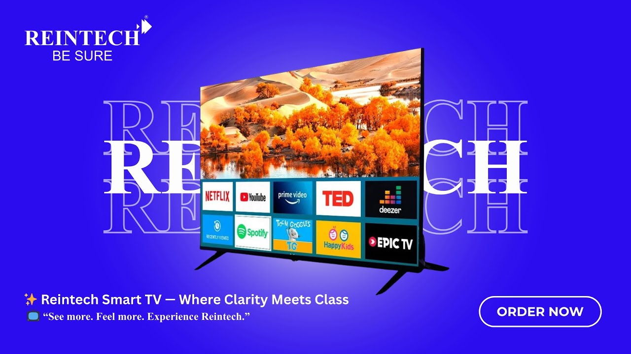 Reintech Smart Android LED TV | Latest Features & Best Price | Buy Online Now