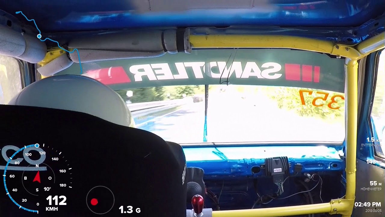 Onboard Carsten Schmittmann /Peter Panis Osnabr&uuml;cker Bergrennen 2018
