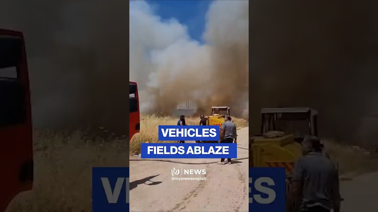 Vehicles and farmland set ablaze by 'Israeli' settlers in Huwara Raid