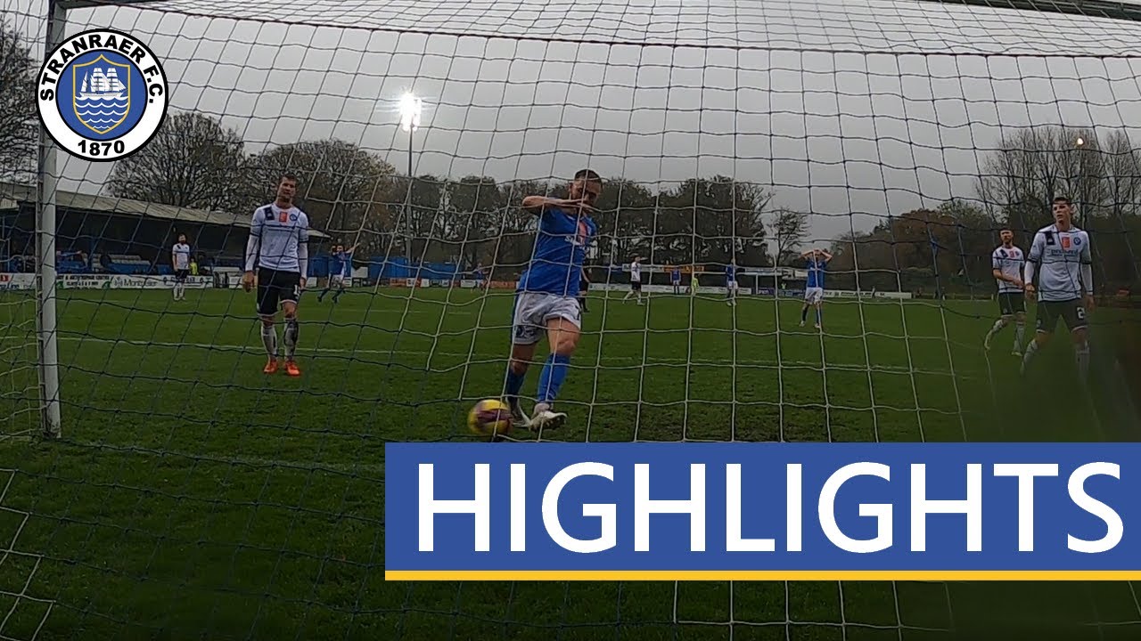 Highlights | Stranraer 1-0 Forfar Athletic, 29th October 2022