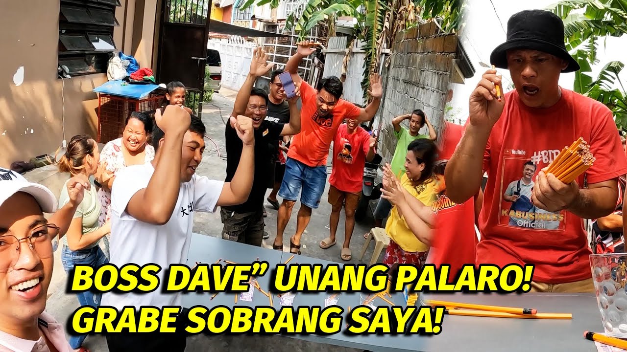 PALARO NI BOSS DAVE! | MINUTE TO WIN IT INSPIRED SPEED ERASER 😂😂