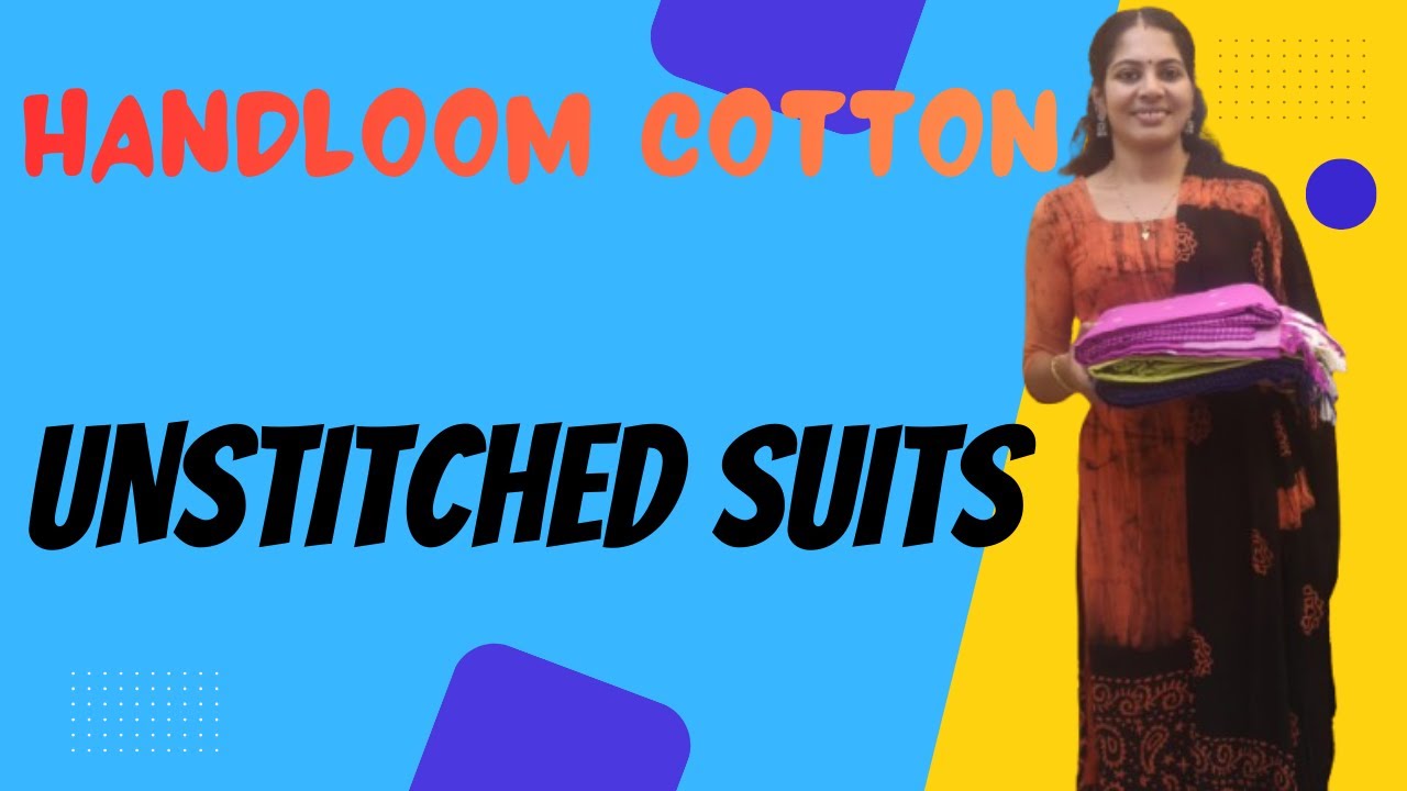 HANDLOOM COTTON SALWAR MATERIALS