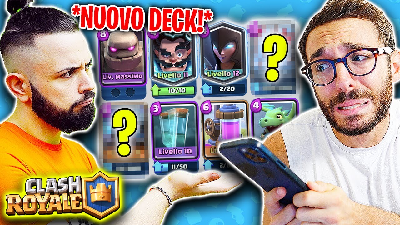 (ci riproviamo!) CICCIO MI INSEGNA A SCALARE! *Nuovo Deck* - Clash Royale w/Cicciogamer89