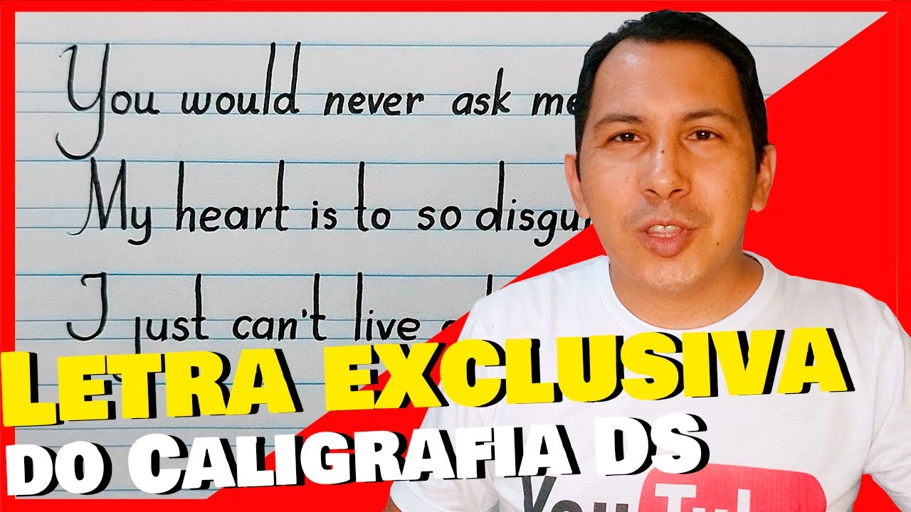 Tenha uma Letra Bonita AGORA com essas dicas. Alfabeto Caligrafia DS.