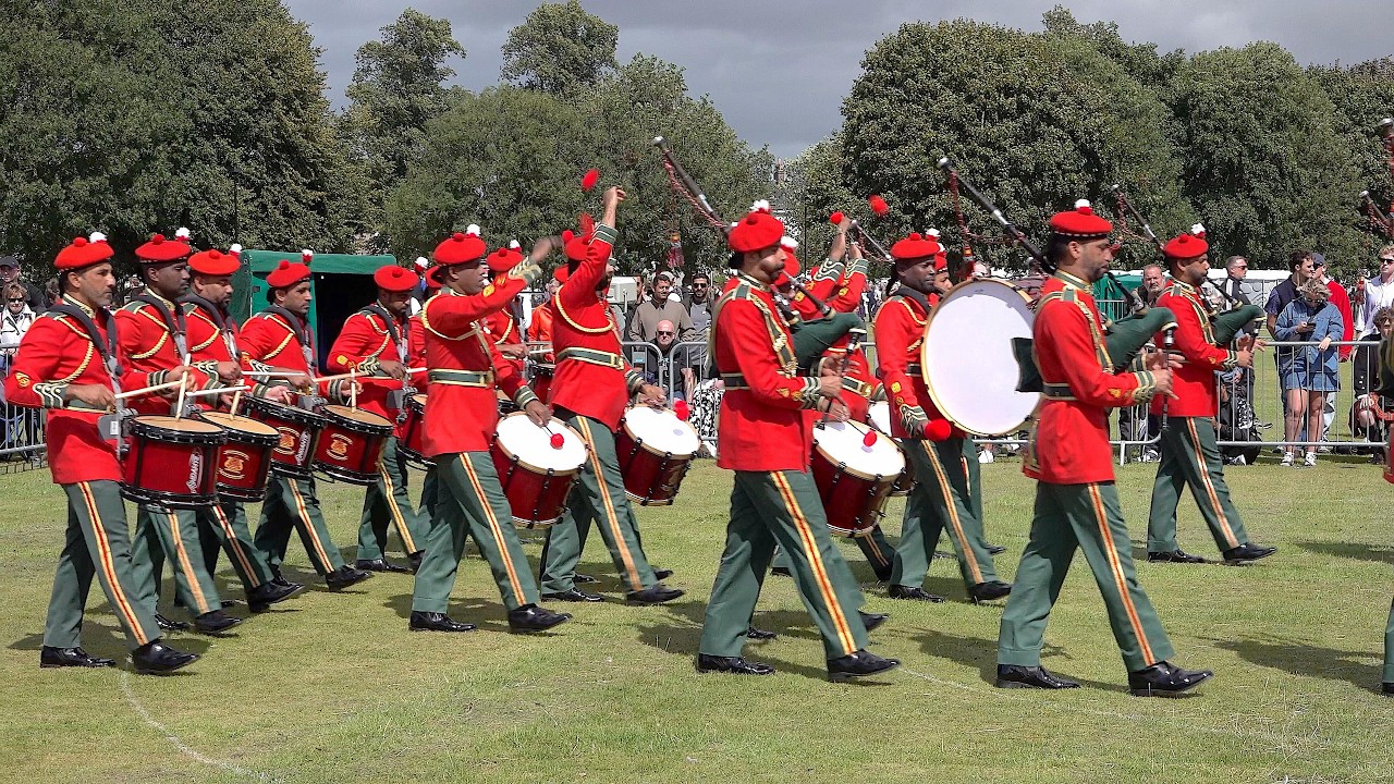Royal Army of Oman Pipe Band compete in 3B final 2025 European Pipe Band Championships in Scotland