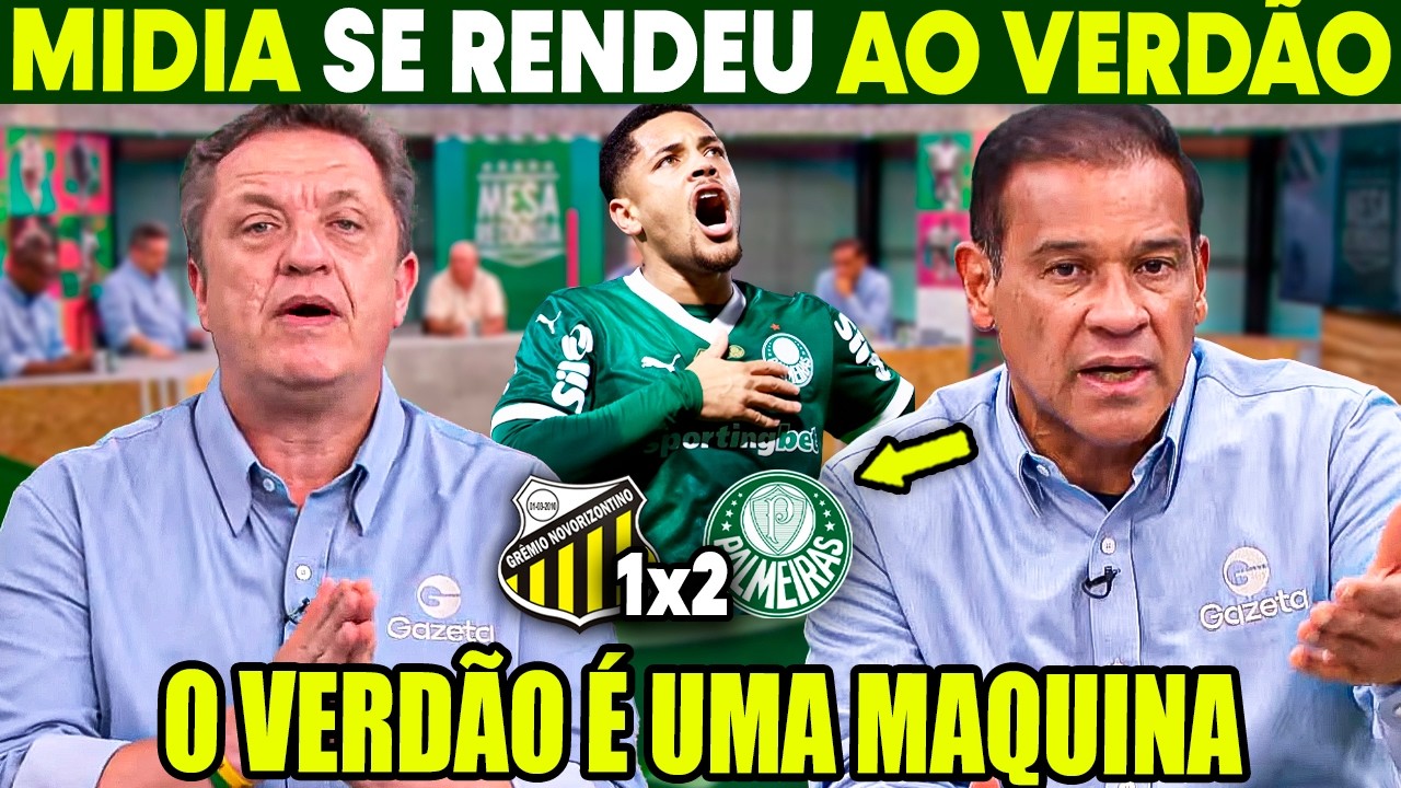 AGORA!! MIDIA SE RENDE AO PALMEIRAS APÓS TÍTULO E CRAVA 