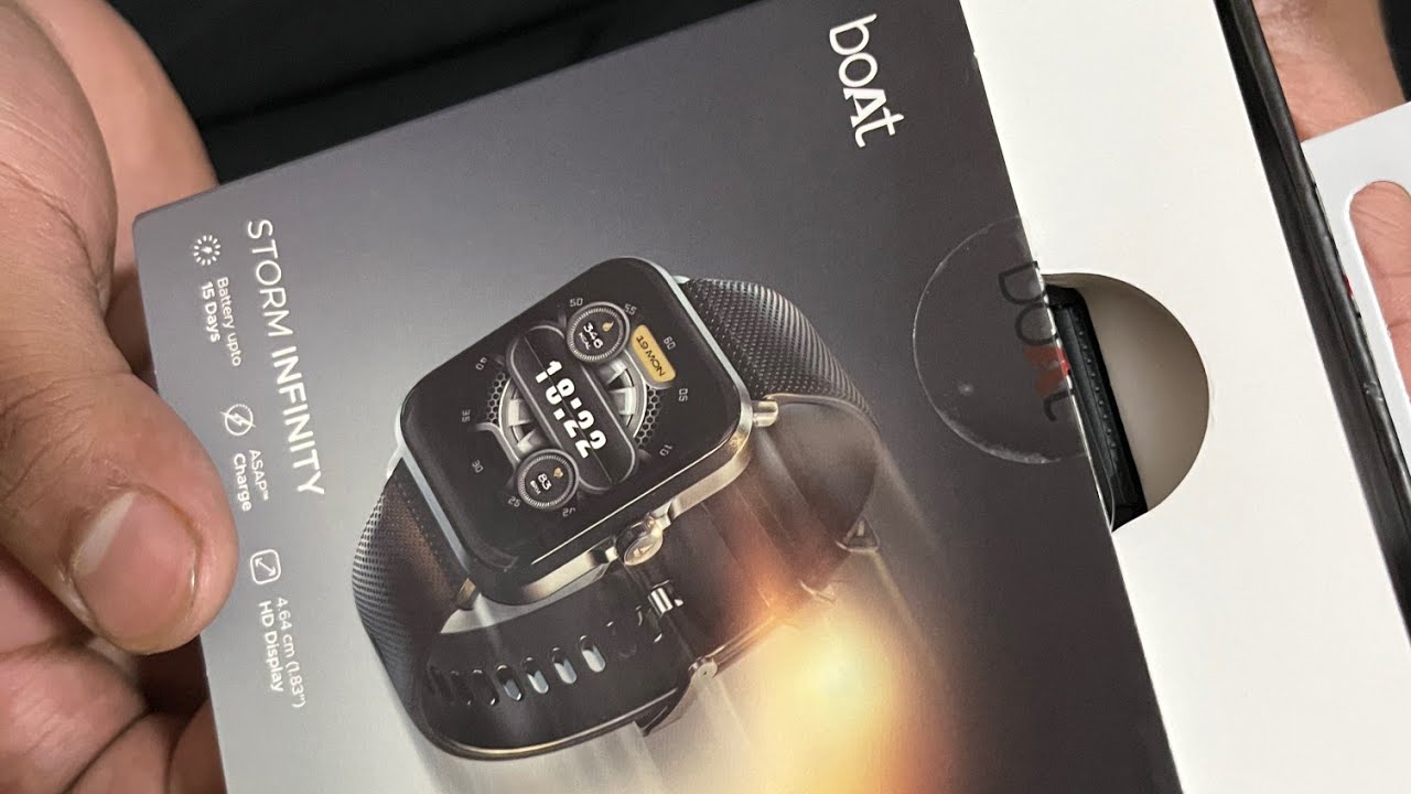 Boat storm infinity Smartwatch Unboxing and Review ⚡