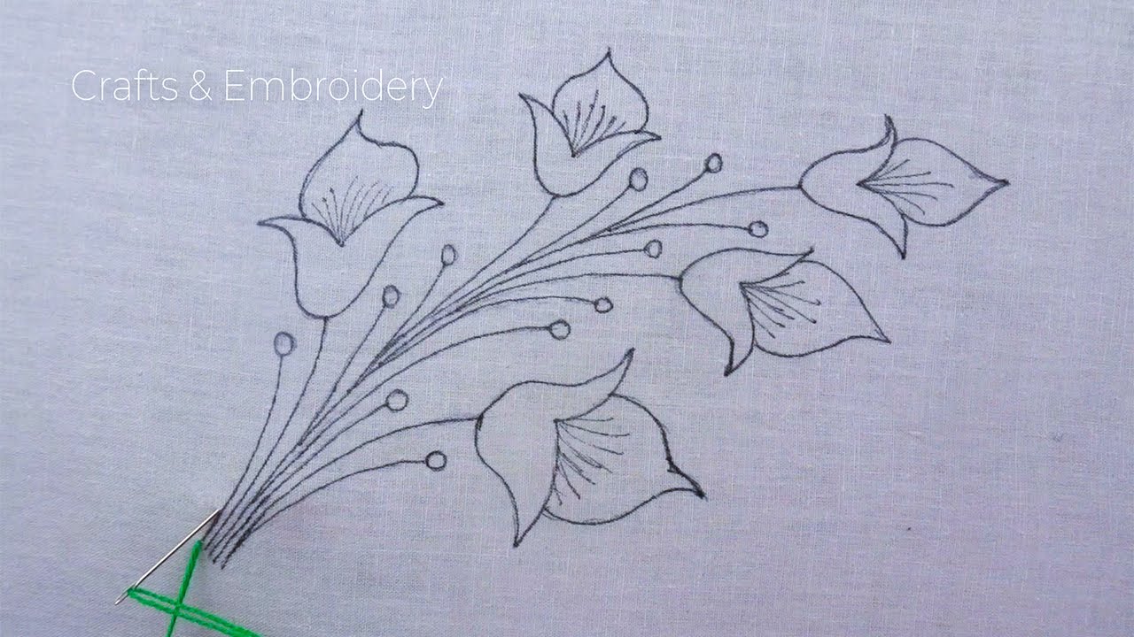 New Flower Hand Embroidery Tutorial | Hand Embroidery for Beginner | Unique Hand Embroidery Design