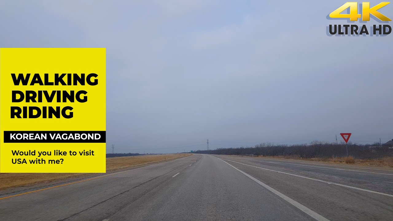 Relaxing Texas Country Drive (4K) | Acoustic Music & Road Trip Vibes