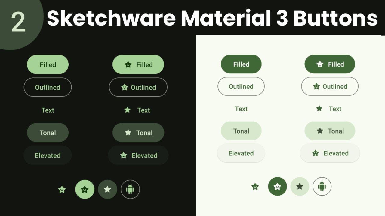 Sketchware Pro: Material 3 Buttons in 10 Minutes | sketchware material design 3 buttons