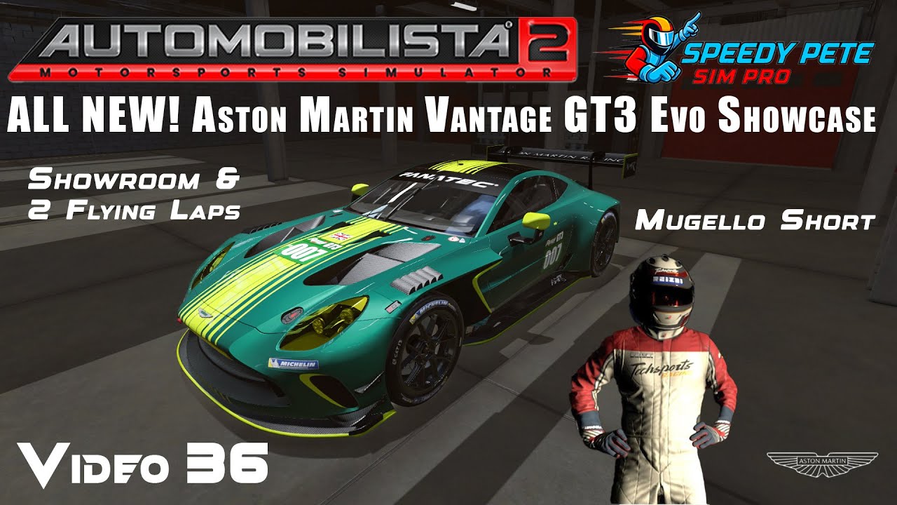 All New V8 Aston Martin Vantage GT3 Evo Showcase | AMS2 Recent 2025 Update | Video 38 | 4k