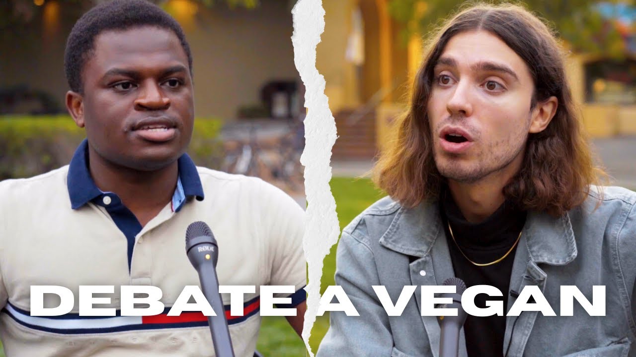 Libertarian REFUSES to have his freedom denied by vegan | Stanford University