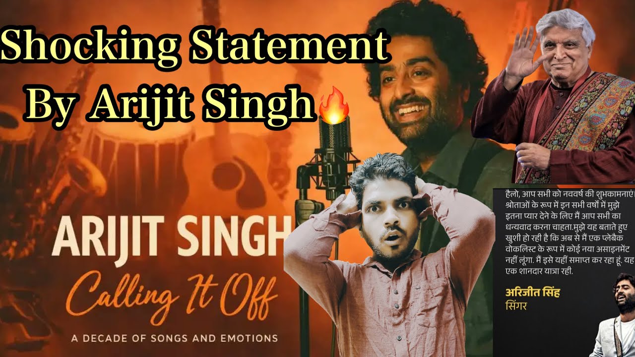 Arijit Singh Retirement Official Announced l Arijit Retirement Real Reason l Arijit Singh l