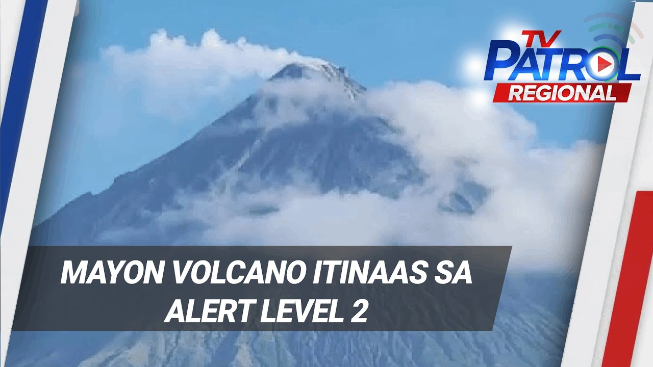 Mayon Volcano itinaas sa Alert Level 2 | TV Patrol Regional