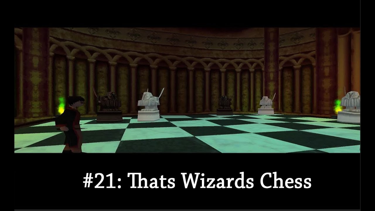 Harry Potter and the philosopher's stone PS1: Thats Wizards Chess - Part 21 - Rizzman Plays