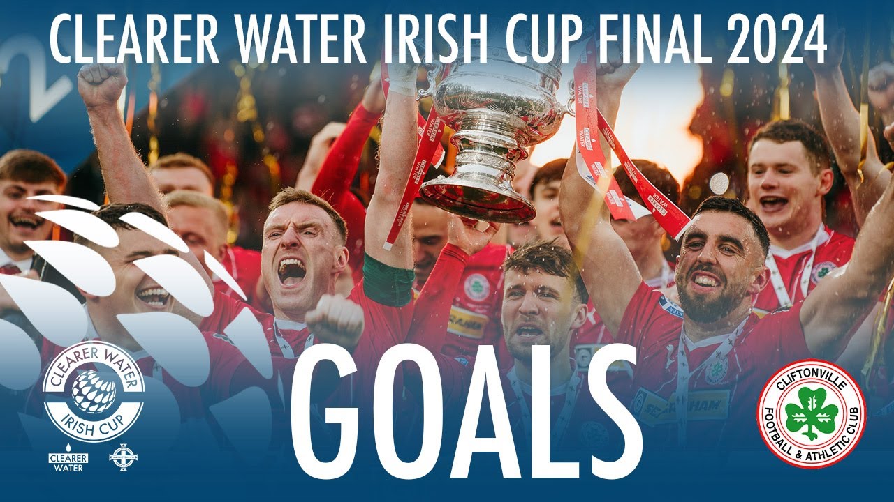 Relive all the goals from the 2024 Clearer Water Irish Cup Final