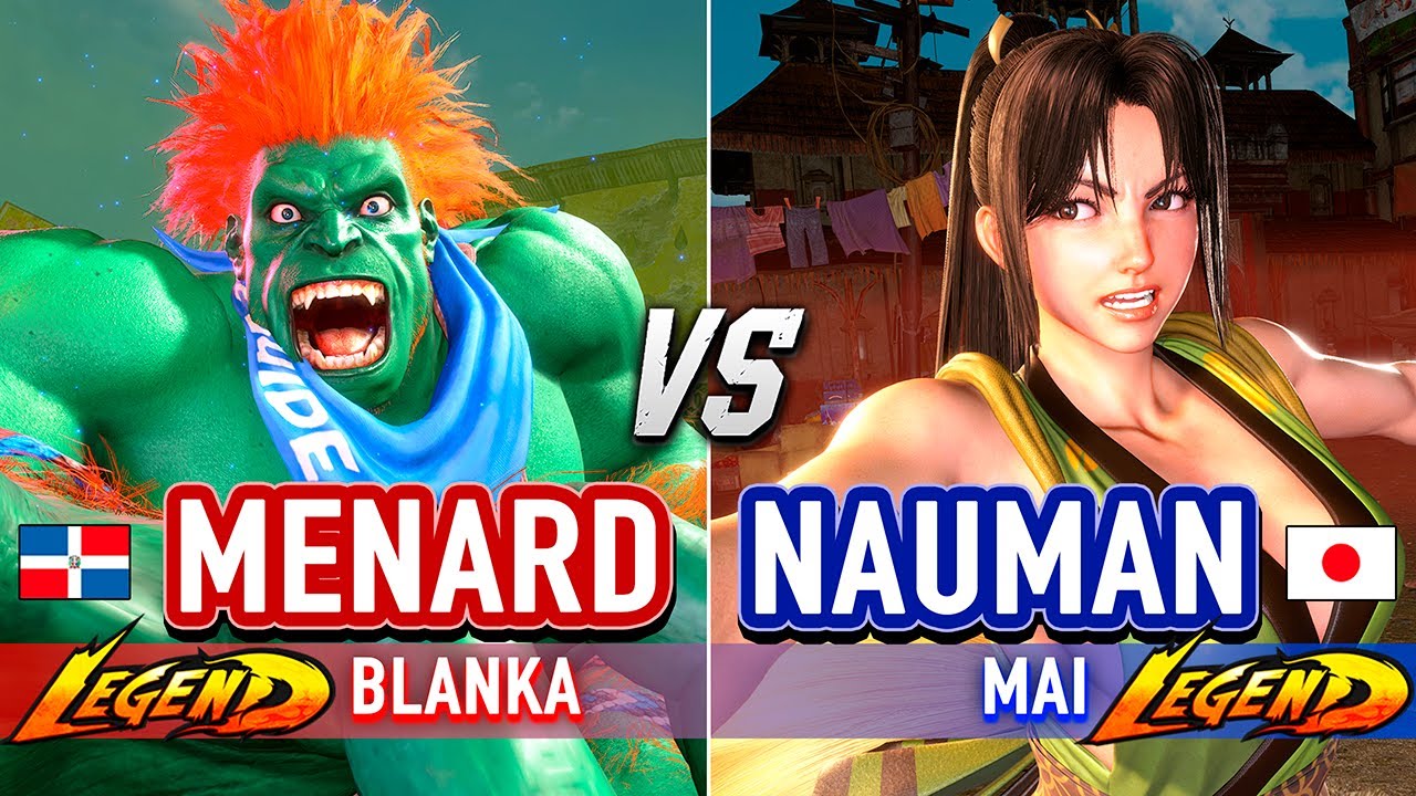SF6 🔥 MENARD (Blanka) vs NAUMAN (Mai) & HIBIKI (Mai) 🔥 Street Fighter 6 High Level Gameplay
