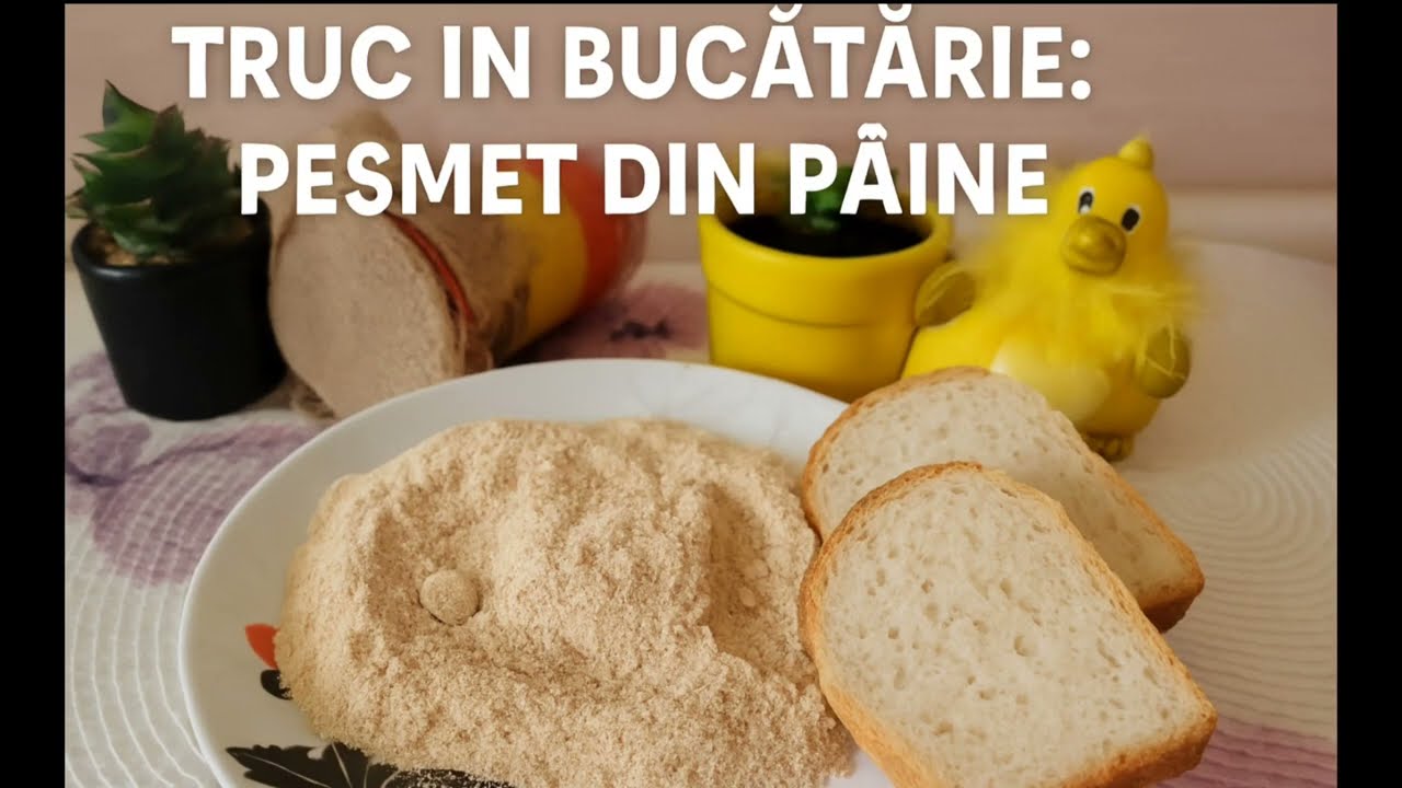💁&zwj;♀️Truc &icirc;n bucătărie-Pesmet din p&acirc;ine 🥖-Simplu și ieftin ,făcut &icirc;n casa ‼️