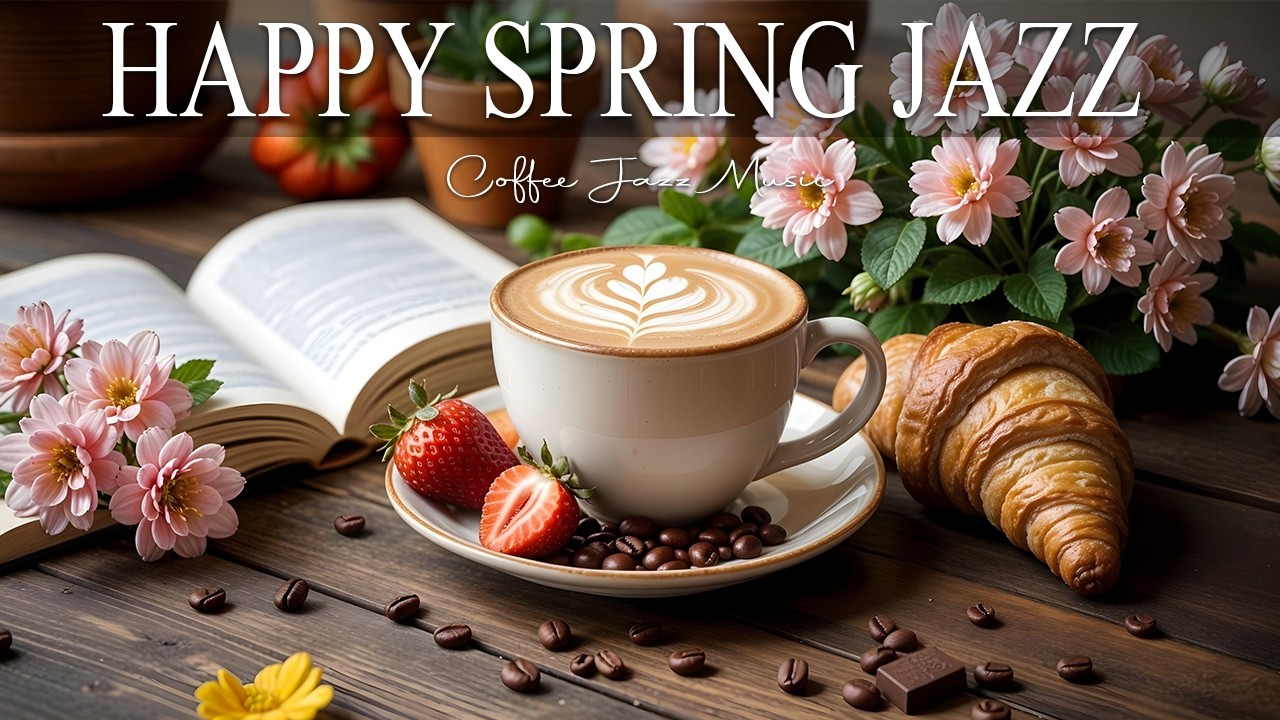Happy Spring Jazz ☕ Bossa Nova background for Work, Great Moods and Stress Relief