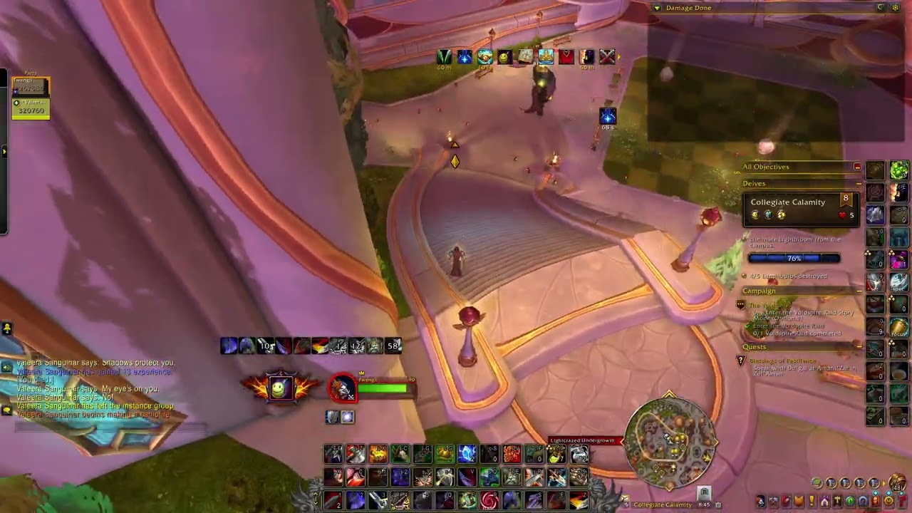 WoW Midnight 12.0.1 colossus arms warrior Collegiate Calamity Tier 8 Delve