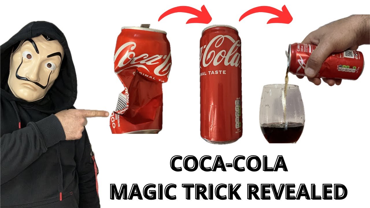Coca-Cola Magic Trick Tutorial 🎩🪄 #magic #viral #tricks #cocacola #viralvideo #trending #trend