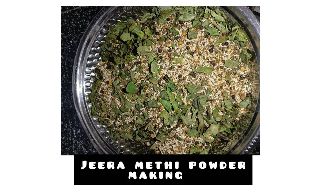 JEERA METHI POWDER | MAKING FULL VIDEO 