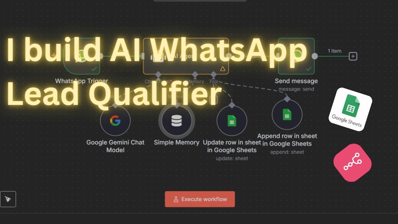 How to build AI WhatsApp Lead Qualifier with N8N (no code)