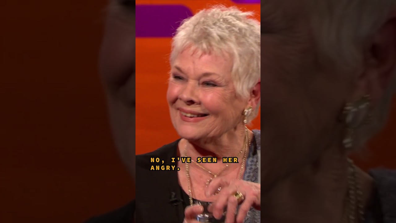 Judi Dench got angry with Graham 😬