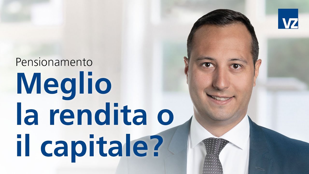 Pensionamento: meglio la rendita o il capitale?