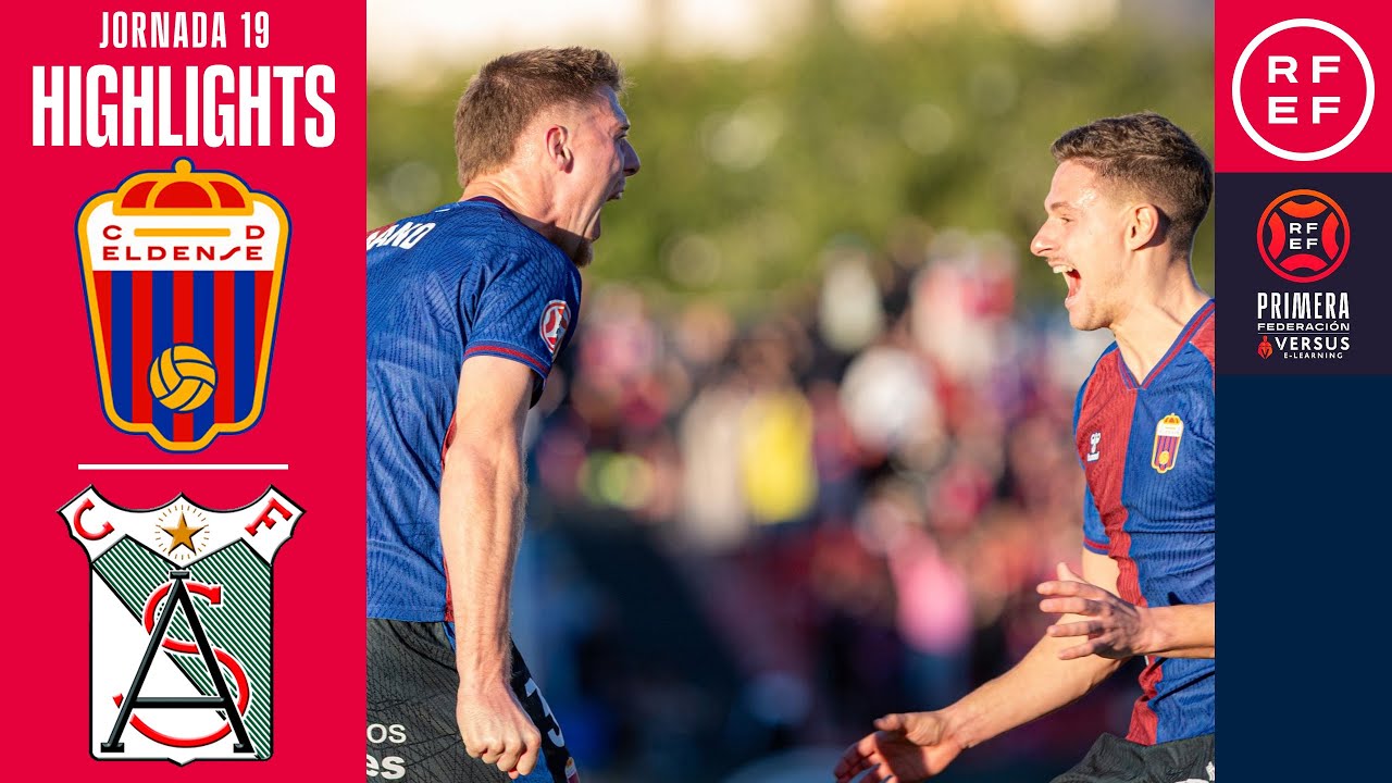 Resumen #PrimeraFederaci&oacute;n | CD Eldense 1-0 Atl Sanluque&ntilde;o | Jornada 19 | Temporada 2025/26