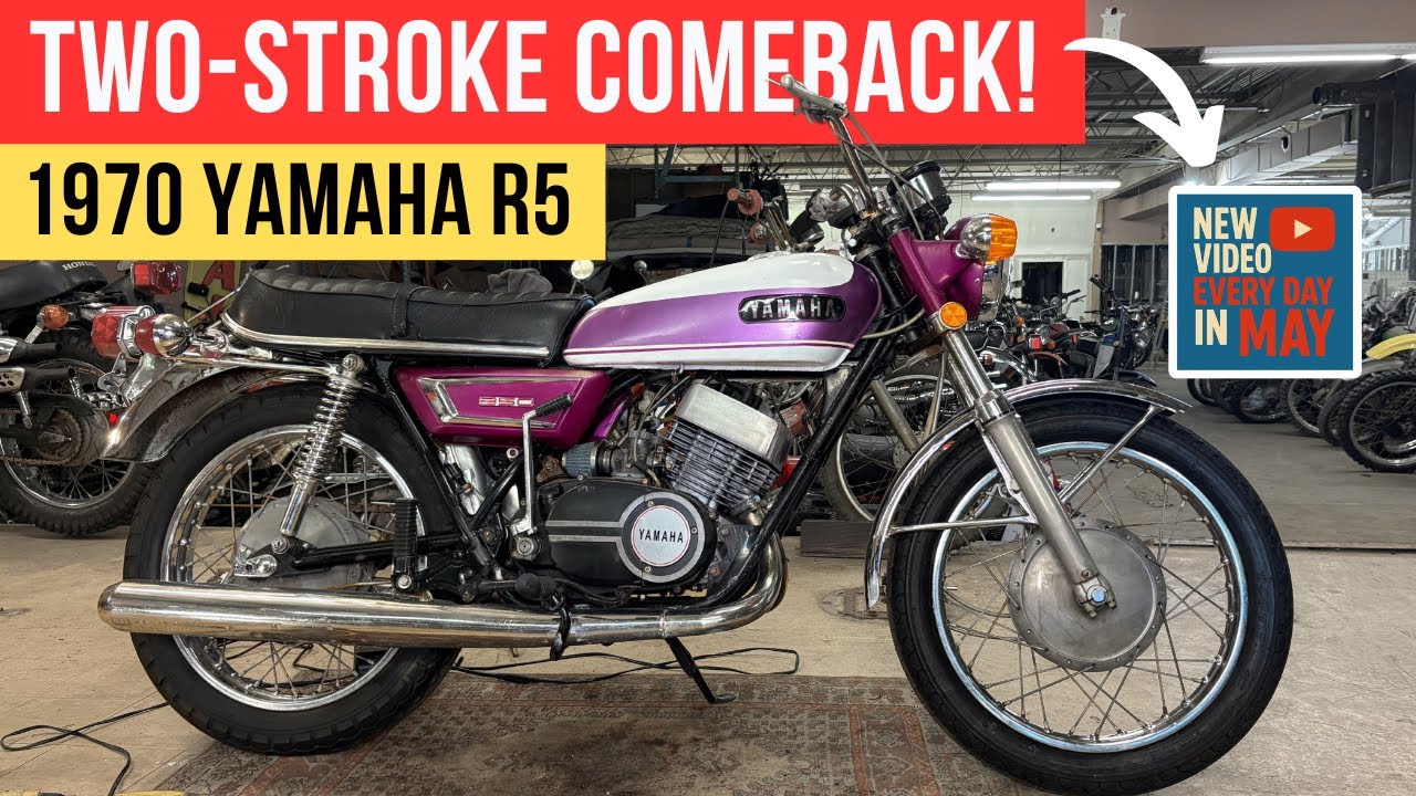 Will This Purple 2-Stroke Run After Decades? 1970 Yamaha R5