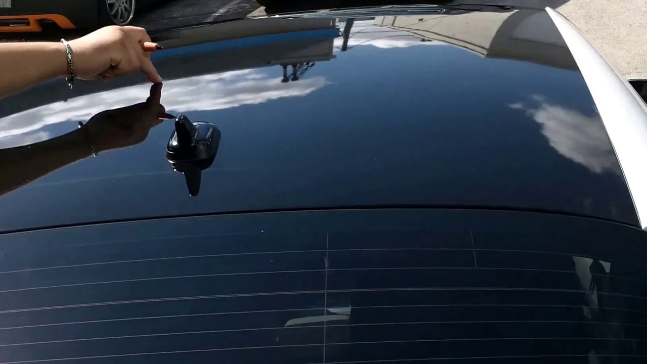 Volkswagen Passat Panoramic Glossy Black 3M Roof Wrap Fort Lauderdale, Florida