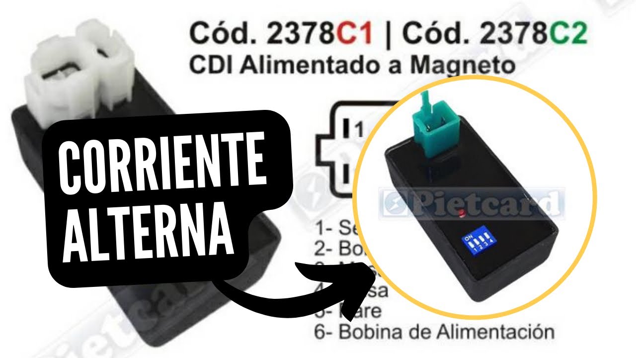 CÓMO CONVERTIR el CDI de CORRIENTE ALTERNA (AKT NKD 125) a CORRIENTE DIRECTA (AKT SPECIAL 110)⚡️