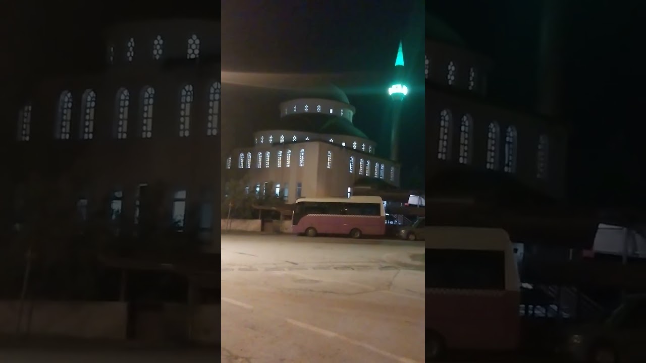 Pamukova mevlana cami yatsı ezanı 