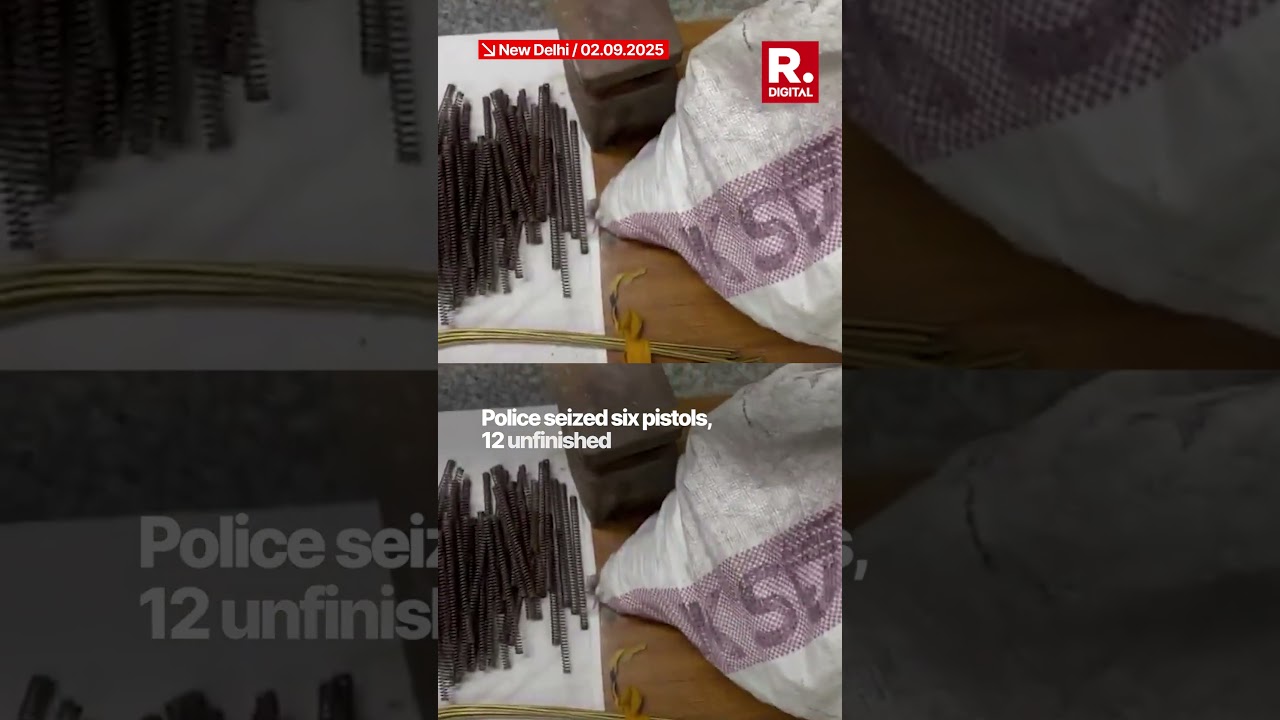 Delhi Police Bust Illegal Arms Factory, Seize Raw Material for 250 Pistols