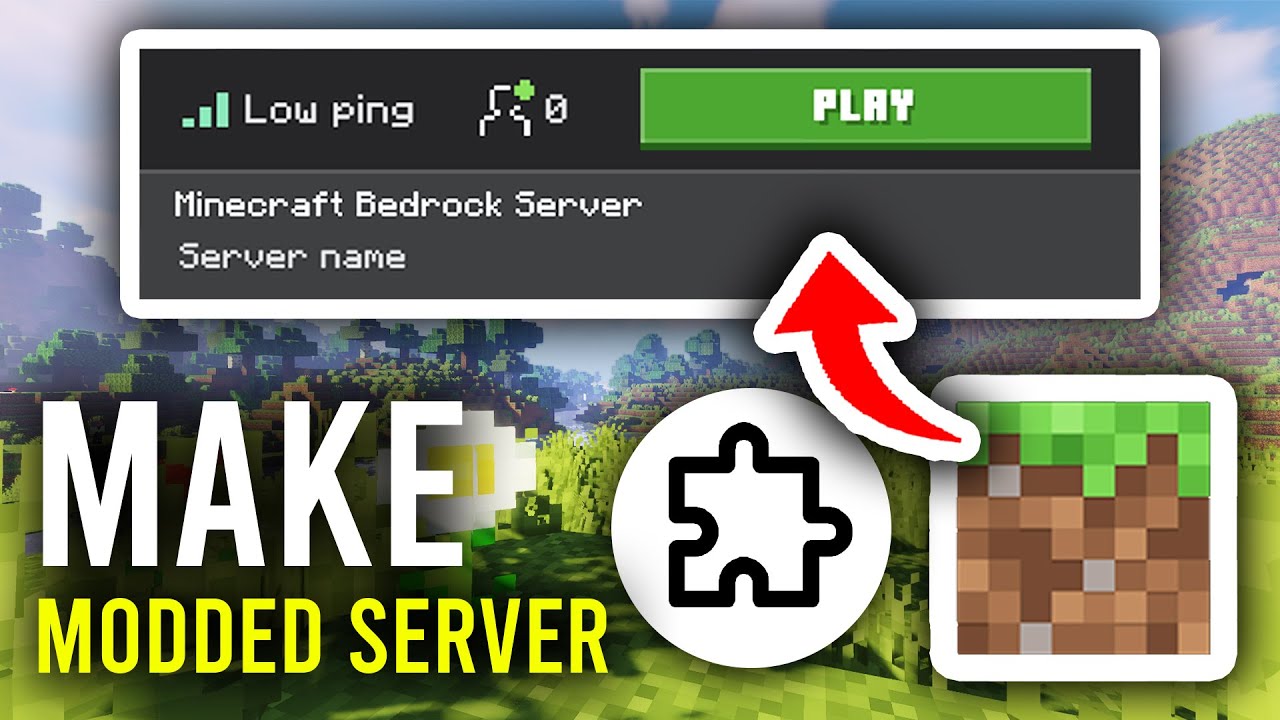 How To Make Modded Minecraft Bedrock Server - Step By Step