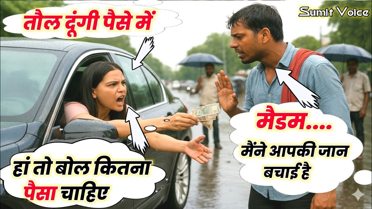 गरीब रिक्शे वाले ने अमीर लड़की की मदद की | बदले में लड़की ने जो किया किसी ने सोचा नहीं था #story 