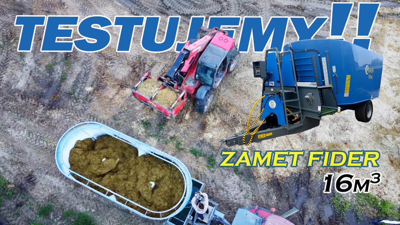 Zamet Fider 16m3 PASZOWÓZ 2-ślimaki