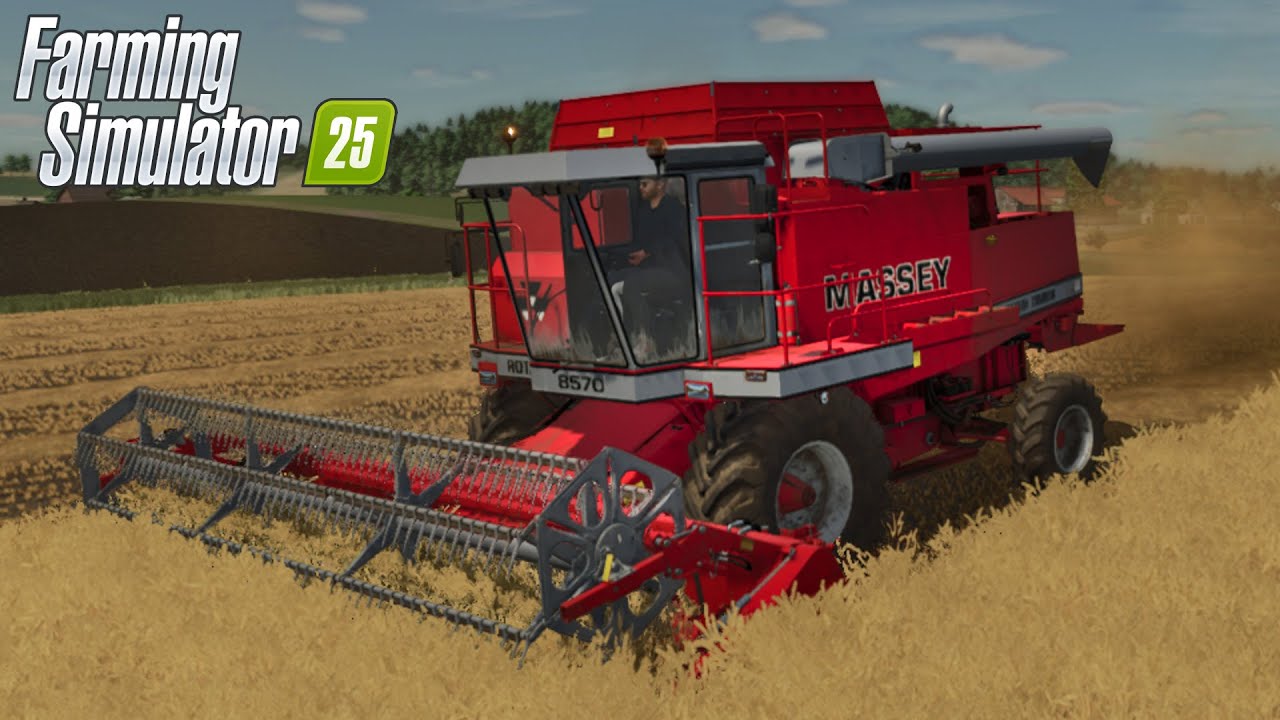 HARVESTING WHEAT in the Farming Simulator 25 - FS25 ROLEPLAY