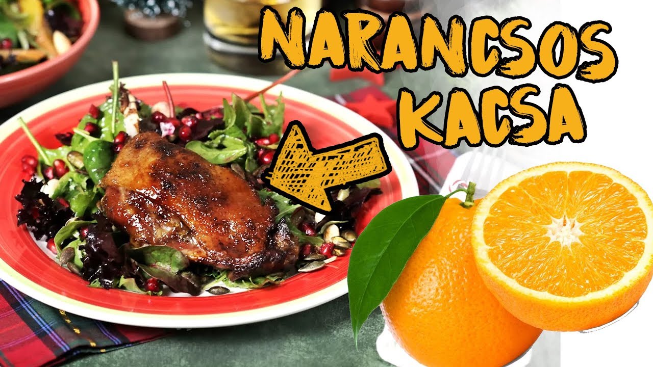 &Iacute;gy k&eacute;sz&uuml;l a t&ouml;k&eacute;letes narancsos kacsacomb