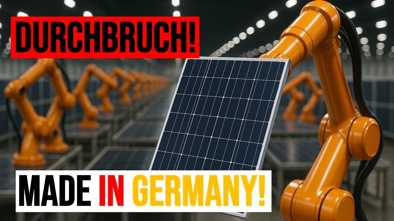 Die deutsche Rekord-Solarzelle geht in Massenproduktion. DAS hat keiner kommen sehen!