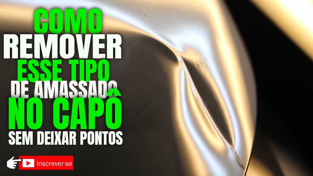 MARTELINHO DE OURO /  COMO REMOVER  O AMASSADO NA PONTA DO CAPÔ SEM DEIXAR PONTOS?