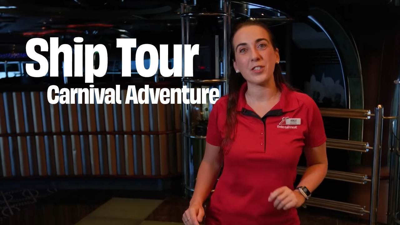 Carnival Adventure Ship Tour:  Deck by Deck