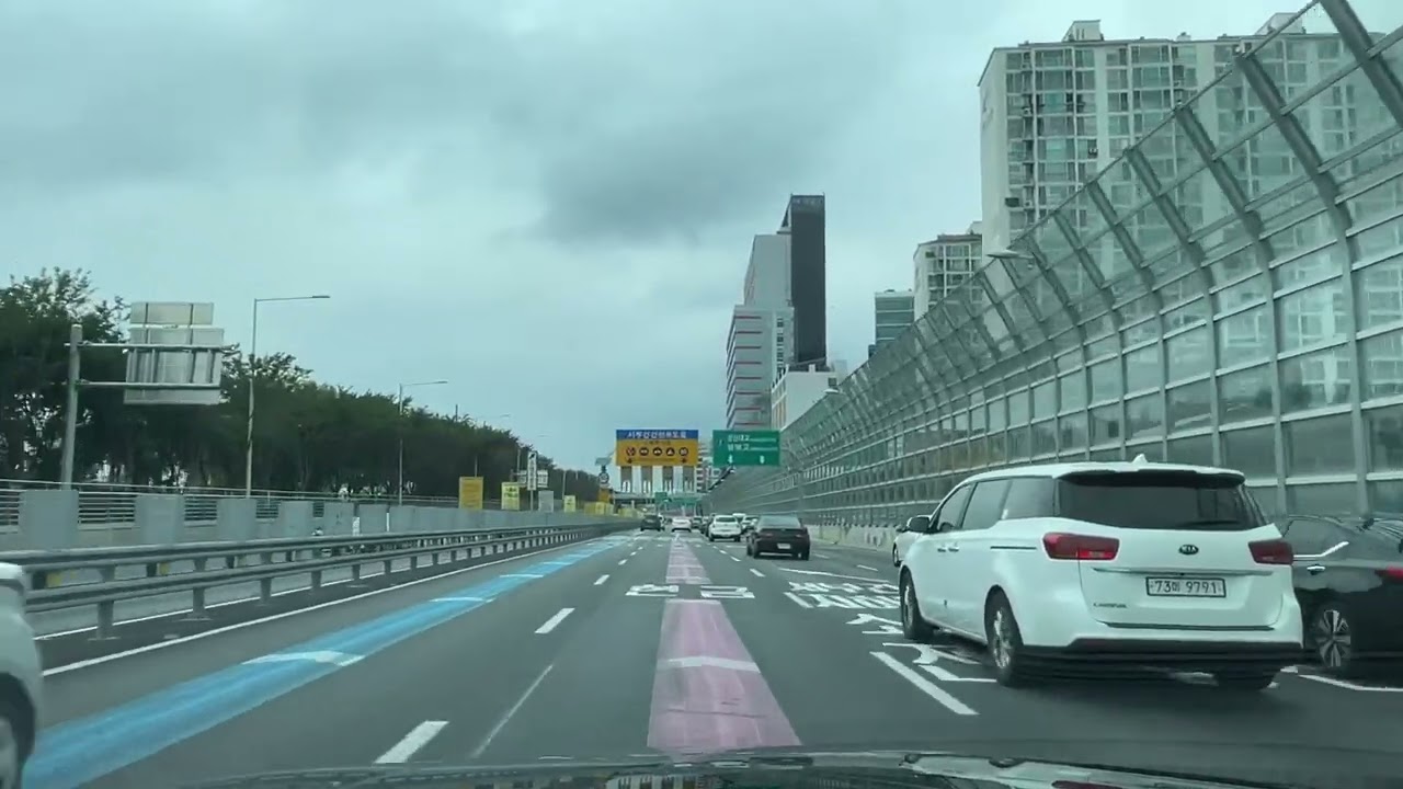 서부간선도로 남광명TG - 가양대교 드라이브 영상