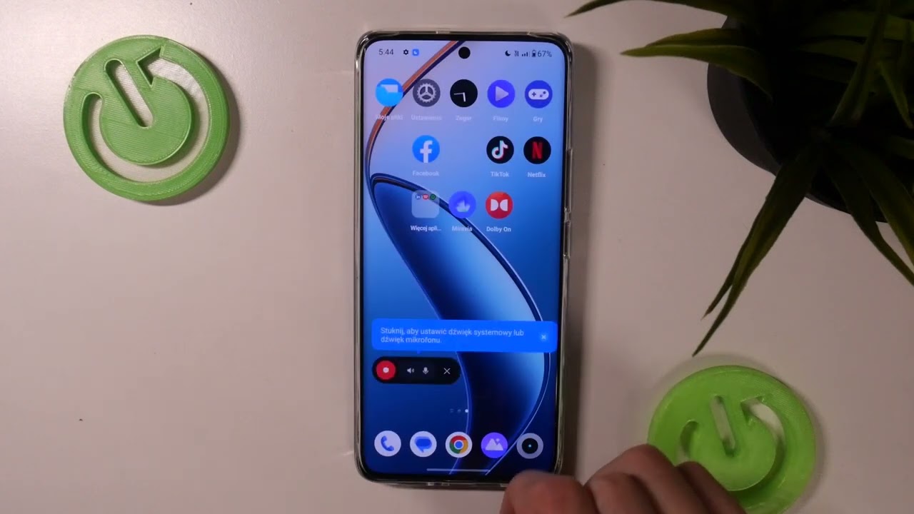 Realme 12 Pro+ - Jak włączyć nagrywanie ekranu - W szybki prosty sposób