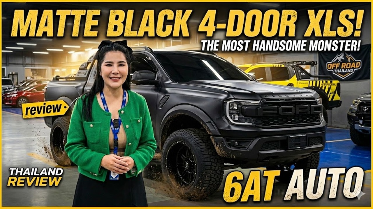 Matte Black 4-Door XLS 6AT – The Most Handsome Off-Road Monster Ever! Off Road Thailand Review